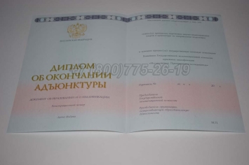 Диплом Адъюнктуры 2025г в Иркутске